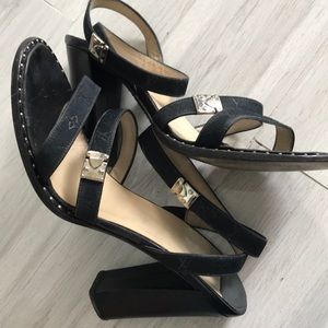 LOUIS VUITTON ANKLE STRAP HEELS
